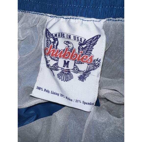 Chubbies Board Shorts Mens Sz M Red Blue ColorBlock Swim Trunks - Picture 8 of 13